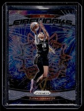 DiJonai Carrington Fireworks #5 2024-25 Panini Prizm WNBA Connecticut Sun