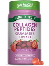 Nature's Truth Collagen Peptide Gummies for Women 60 60 Count Pack of 1