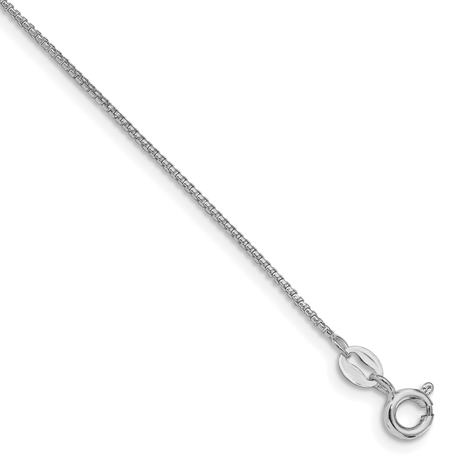 Sterling Silver Round Box 1-5.2mm 8.5-36"