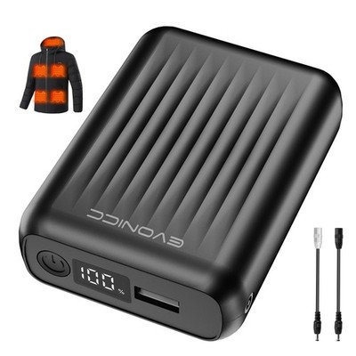 12V 18400mAh Heated Jacket Battery Pack for Wulcea, Genovega, Portable Batter...