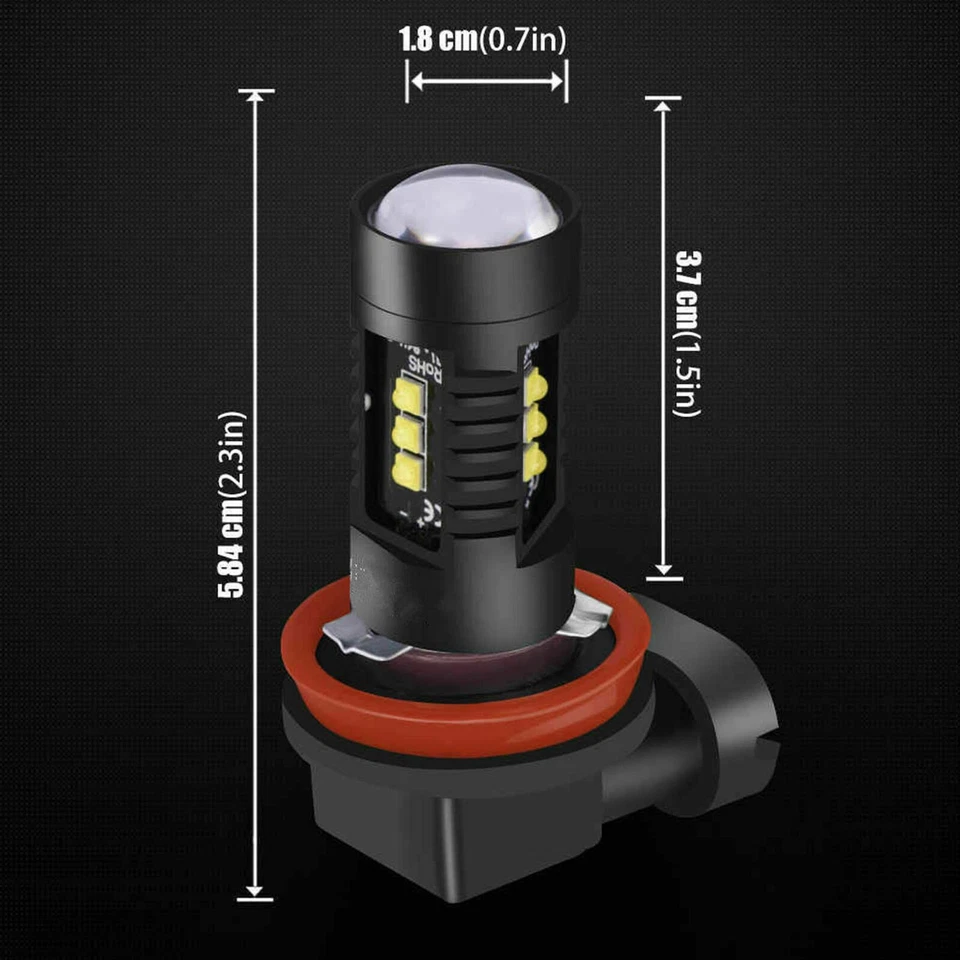 FOR Audi A4 Limousine Avant-CANBUS ERROR FREE H11 Fog headlamp LED Xenon - Image 3 of 4