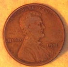 1911-S Lincoln Wheat Cent — photo from another recent sale