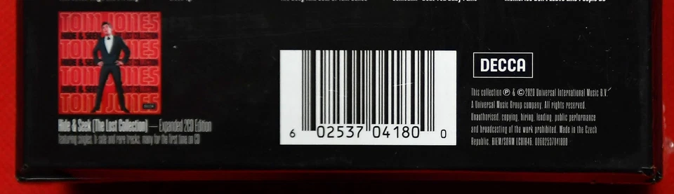 Tom Jones – The Complete Decca Studio Albums Collection - BOX SET - 17 CD SEALED - Bild 3 von 4
