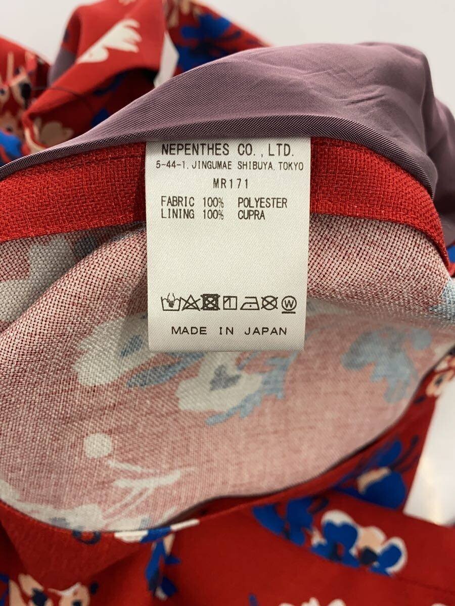 Needles Tailored Jacket S Polyester Red Floral Pa… - image 4