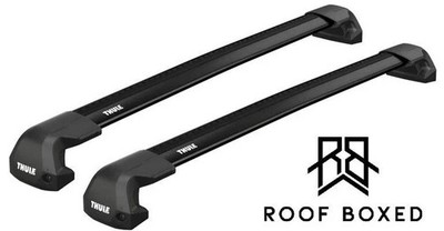 Thule Wingbar EvoEdge- Black bars for VOLKSWAGEN Transporter (T5) 2-dr Single Ca