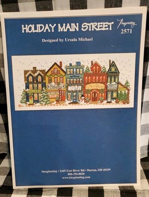 Imaginating Holiday Main Street Counted Cross Stitch Pattern #2571/2900