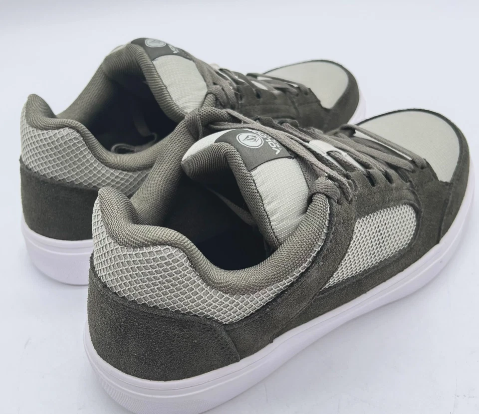 Volcom Evolve SD Comp Toe 男式鞋 橄榄色/灰色 : 7.5 W,麂皮绒/纺织品 — 第 2/4 张图片