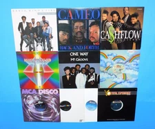 10 FUNK 12"S--CAMEO, MTUME, ONE WAY, GAP BAND, EARTH WIND & FIRE, INSTANT FUNK