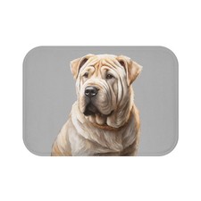 Luxurious Chinese Shar-Pei Bathroom Rug Mat