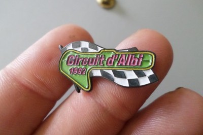 very small pin s pin CIRCUIT D ALBI karting car motorcycle F1 Ferrari Mercedes