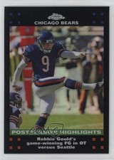 2007 Topps Chrome Postseason Highlights Refractor Robbie Gould #TC163 1dm4