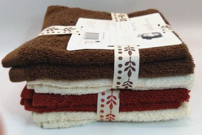 New Jaclyn Smith Traditions 8 Cotton Wash Cloths