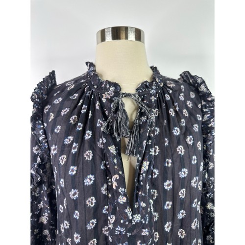 Ulla Johnson Essie Layered Cottage core Floral Long sleeve Dress Size 6 - Picture 2 of 12