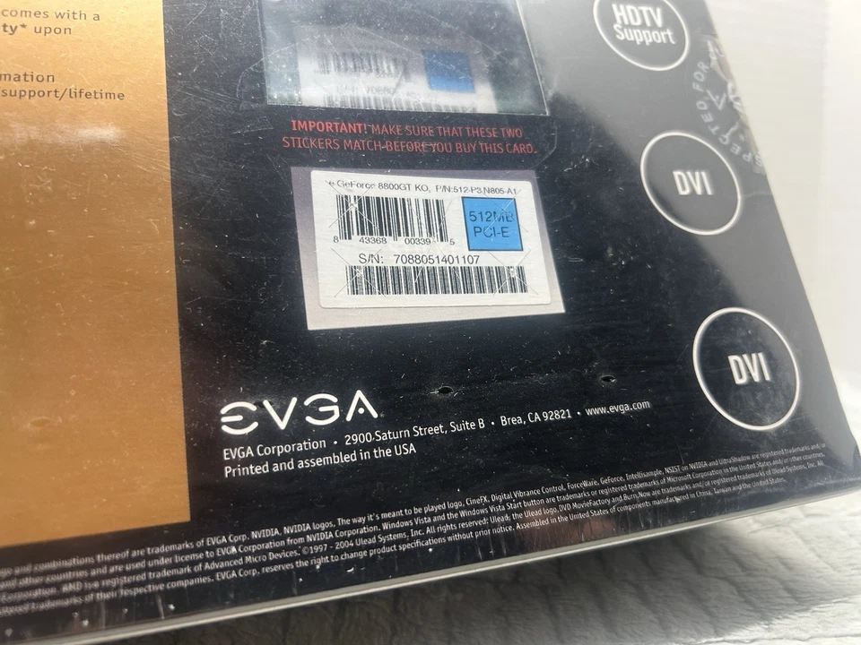 EVGA 512-P3-N805 A1 GeForce 8800GT 512MB 256-bit GDDR3 PCI Express 2.0 x16 - Image 3 of 4