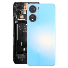 ZTE Axon 40 Lite Blue Plastic Battery Back Cover With Middle Frame