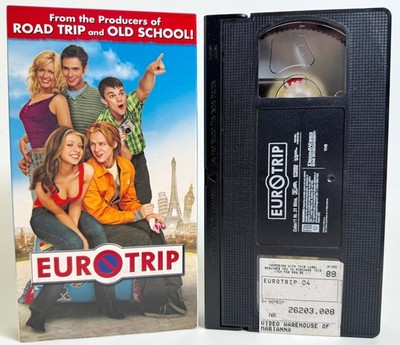EUROTRIP VHS | TESTED & WORKS | 2004 | FREE SHIPPING | MICHELLE TRACHTENBERG