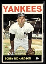 1964 Topps Bobby Richardson EX SET Break #190