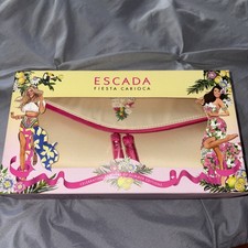 Image of Escada Fiesta Carioca 30ml Edt Spray with clutch bag boxed gift set Discontinued