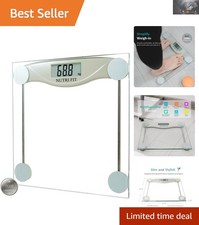 Luxury Digital Bathroom Scale - High Accuracy 330 lbs with Step-on Technology