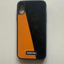 FREITAG iPhone X/XS Case Orange/Black Durable Hard Cover