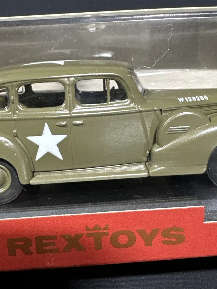 Rextoys 1940 Packard Super 8 verde ejército de Estados Unidos 1/43 diecast Foto 3 de 4