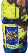 Teenage Mutant Ninja Tough Turtles Fleece Blanket Throw Soft 46" x 60" New