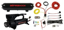 airmaxxx Blk 580 Compressor Kit w/3 Gal Tank, 150-180 Switch & Wiring – Air Ride