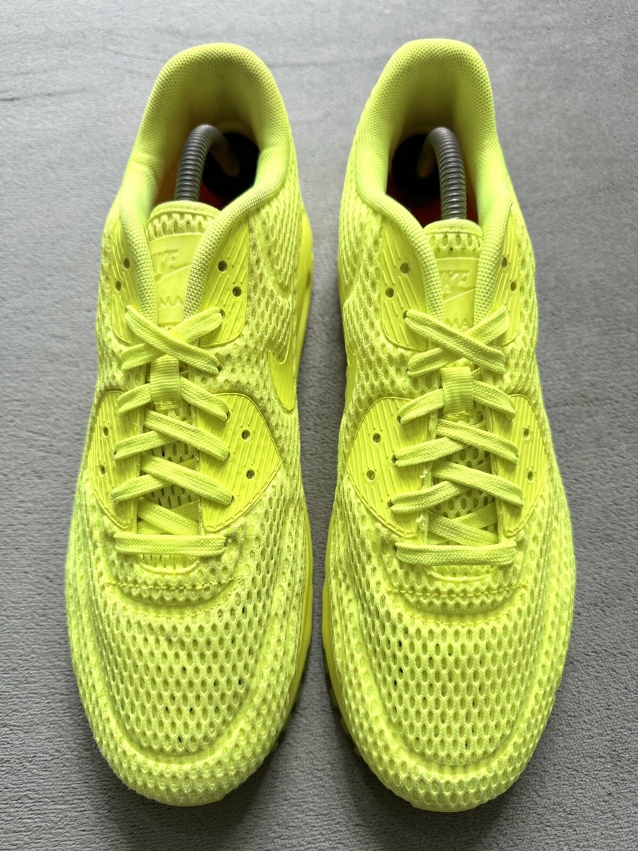 Genuine Authentic Nike Air Max 90 Ultra Breathe Volt Trainers Size UK