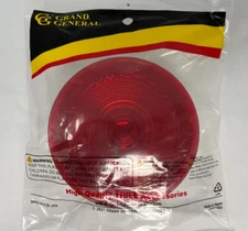 GG Grand General 82761 Sealed Light 4" Red Reflector Tail, Stop, and Turn Light
