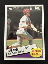 1985 Topps Record Breaker #6 Pete Rose Cincinnati Reds