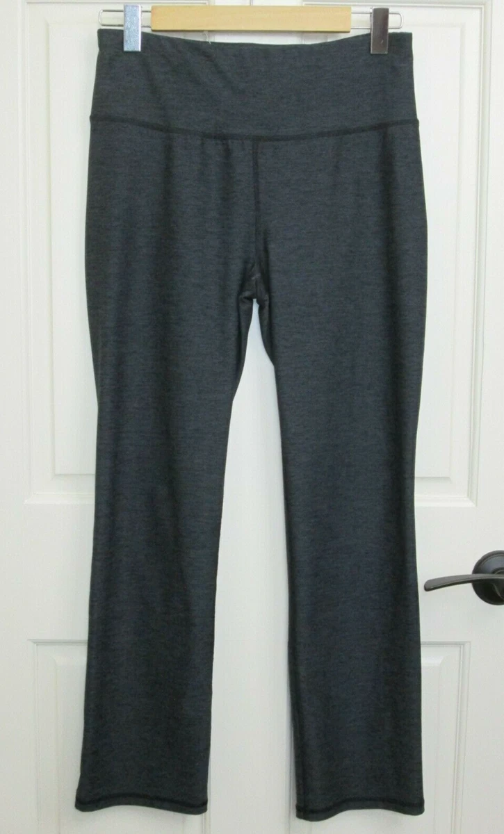 Avia Gray Activewear Pants Women Size M 8P-10P 28x27 Stretch 9-25874