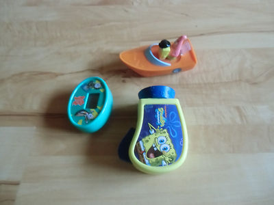 Spongebob- Schwammkopf   3x Spielzeug  Konvolut     Bitte Lesen!!!