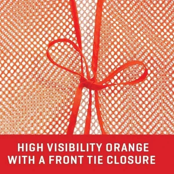 Allen Company Mesh Vest Unisex One Size Fits Most Hunting Safety Blaze Orange - Image 3 of 4
