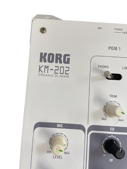 Korg KM-202 (2) Channel DJ Mixer with Integrated Kaoss Pad Korg KM-202 (2) Channel DJ Mixer with Integrated Kaoss Pad