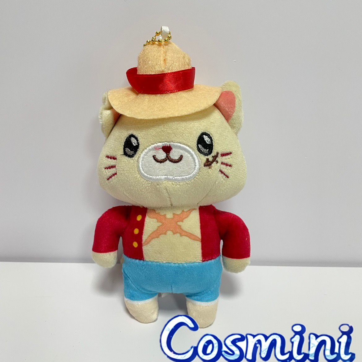 14cm 6PCS ONE PIECE Luffy Ace Zoro Law Cat Plush Doll Stuffed Toy