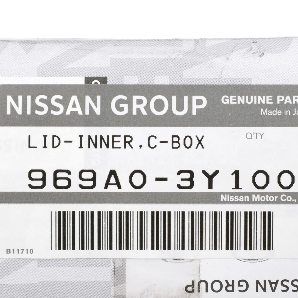 NUEVO OEM 2000-2003 Nissan Máxima Consola Central Caja Tapa Panel Forro 969A0-3Y100 Foto 3 de 3