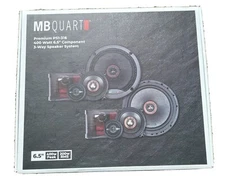 MB Quart PS1-316 Premium Series 6.5" 3-Way Component Speakers Brand New