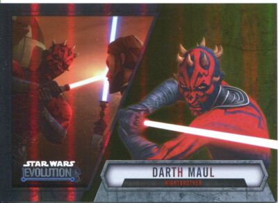 Star Wars Evolution 2016 Gold Parallel Karte #95 Darth Maul