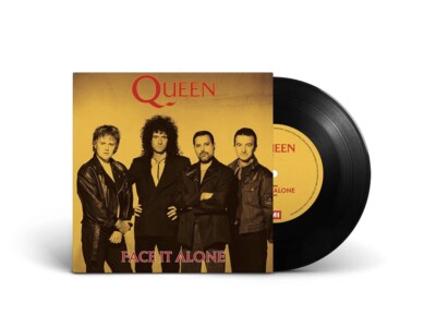 QUEEN - FACE IT ALONE - FREDDY MERCURY LOST SONG - 7'' VINYL UK SINGLE
