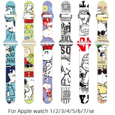 2024 New Snoopy Dog Silicone Strap for Apple Watch Band 41mm 45mm 44mm 42mm 40mm