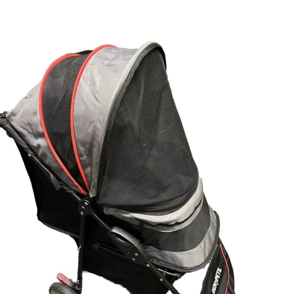 Regal Plus Pet Stroller For Dogs Cats, Breeds Up to 25 lbs, Gray Shadow - Image 2 of 4