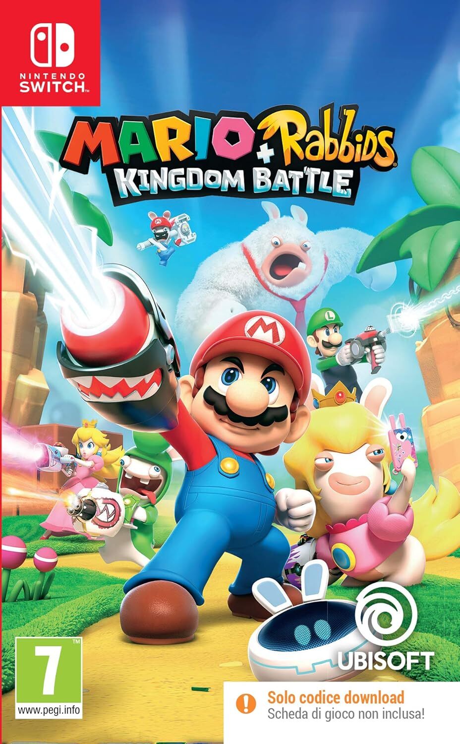 Mario + Rabbids Kingdom Battle, Nintendo Switch, (DIGITAL CODE IN A BOX)