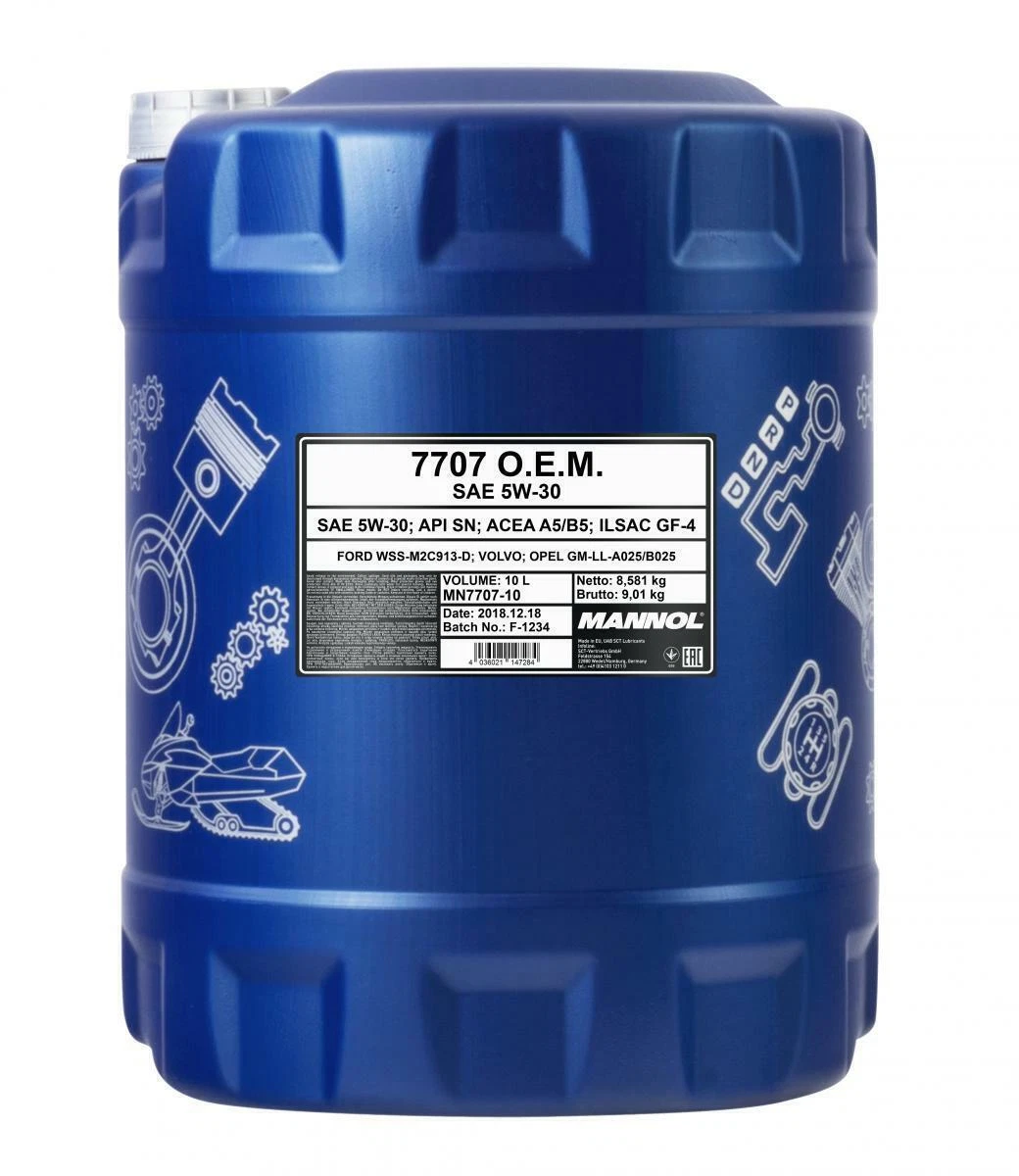 Kfz-Motoröle Mannol 10 L