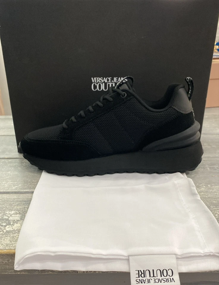 Versace Jeans Couture Chaussure Man Noir Taille Ue 40 VJU6 (Semelle Intérieure - Photo 2/4