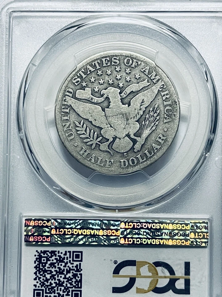 1904-S Barber Half Dollar PCGS G06 - Image 4 of 4