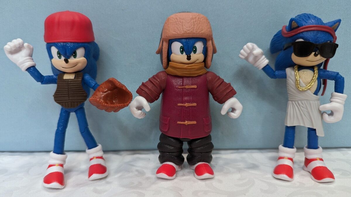  Sonic The Hedgehog 2 The Movie Plush Figure Collection