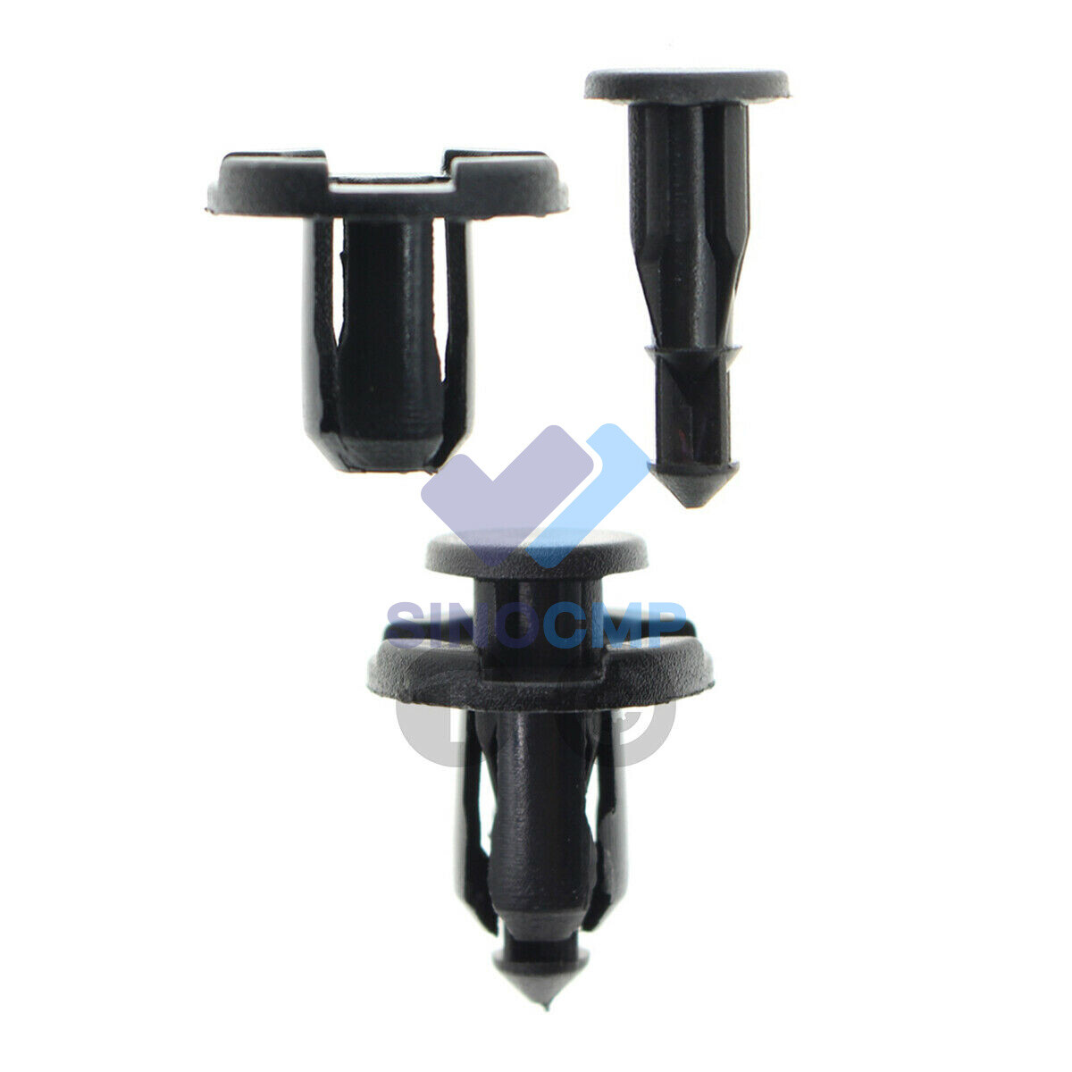 100-Piece Bumper & Fender Clip Kit – Black Plastic Retainer Rivets For Subaru (Fits 90914-0007)