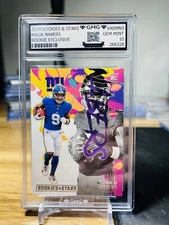 2024 Rookies & Stars Malik Nabers Rookie Exclusive GMG Graded 10 Gem Mint 💎 RC