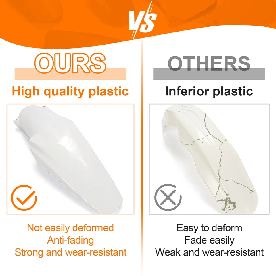 Kit completo de carenado de guardabarros de plástico para Suzuki DRZ400 DRZ400E DRZ400ES Foto 3 de 4