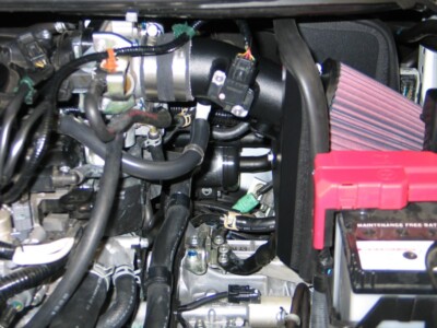 K&N Typhoon Wrinke Black Cold Air Intake Kit for 2009-2013 Honda Fit 1.5L